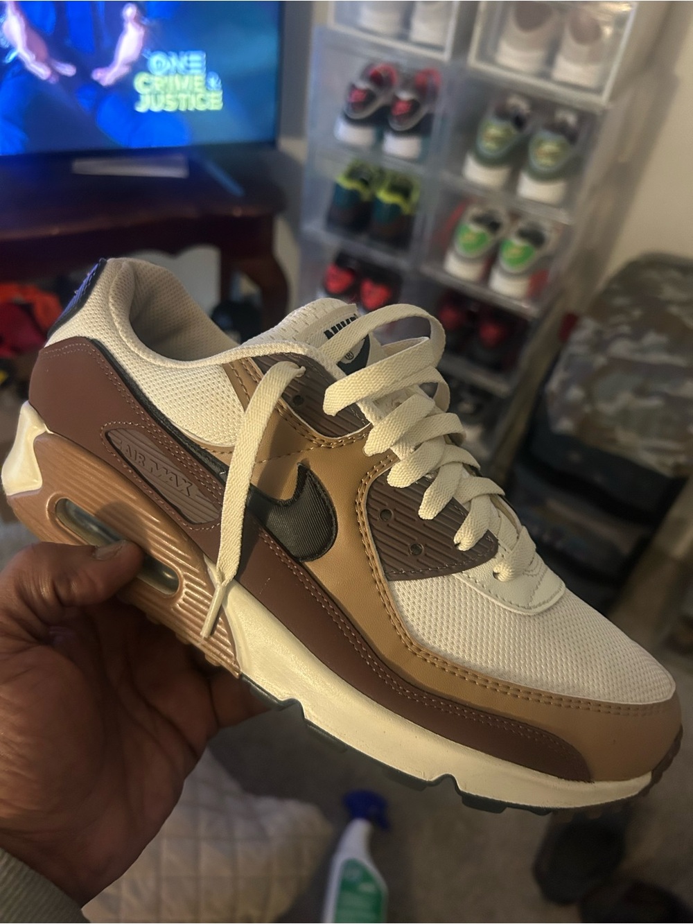 Nike Air Max 90 "Baroque Brown" Brown & White Sneakers